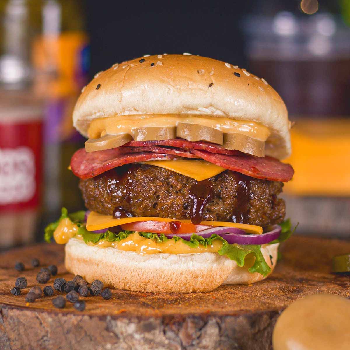 The Beeferoni Burger